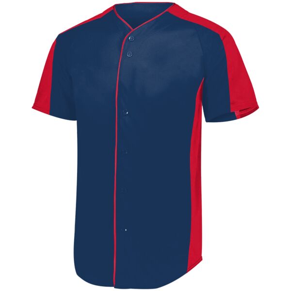 Augusta Sportswear Youth Full-Button Baseball Jersey 1656 Youth Full-Button Baseball Jersey Thumbnail