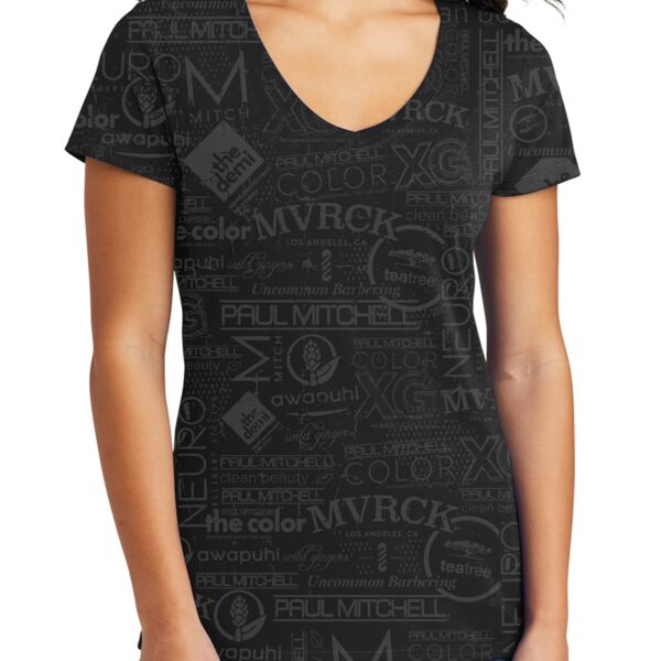 PM Ladies Fan Favorite V Neck Tee Thumbnail