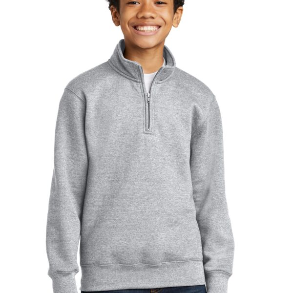 Copy of Youth Core Fleece 1/4 Zip Pullover Sweatshirt Thumbnail