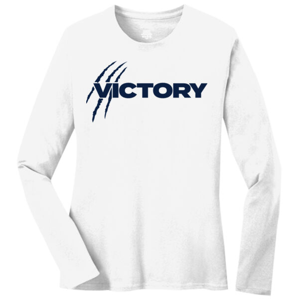 WIN 08 - Ladies Long Sleeve Core Cotton Tee Thumbnail