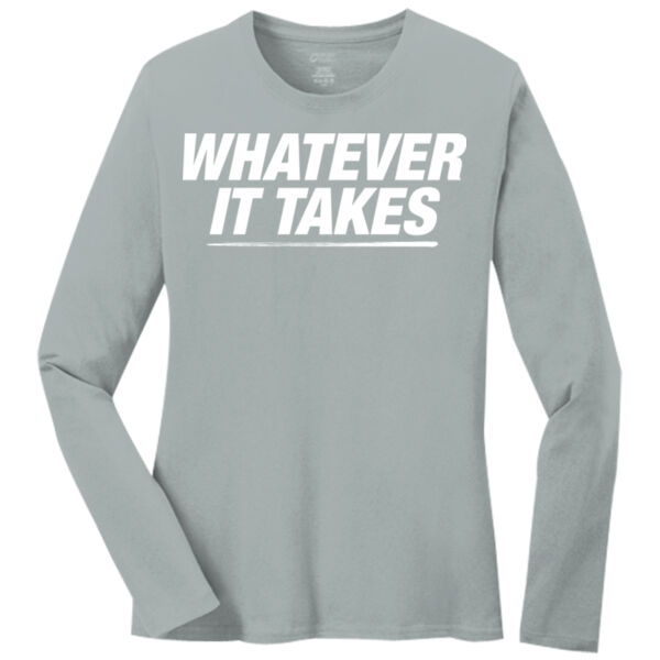 Win 09 - Ladies Long Sleeve Core Cotton Tee Thumbnail