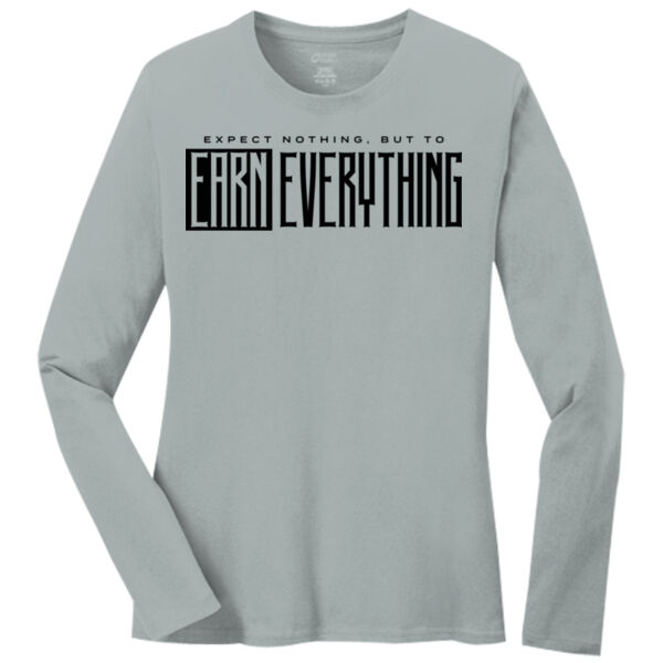 Win 11 - Ladies Long Sleeve Core Cotton Tee Thumbnail